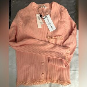 For Love & Lemons Sexy Nina Cardigan/Sweater - NWT extra button button - Size XS
